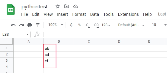 Adding data to google sheet