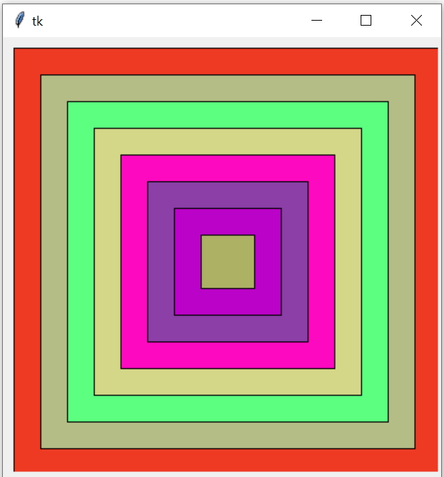Random colour rectangles in Canvas